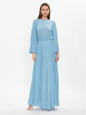Priliehavé večerné šaty Elisabetta Franchi modrá