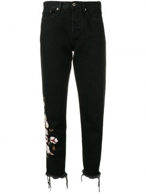 Floral jeans 7/8 Off-white