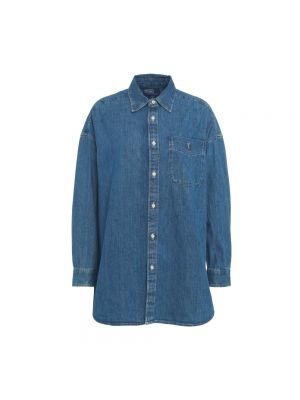 Camicia jeans oversize Ralph Lauren blu