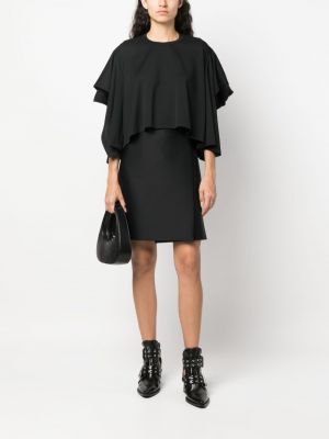 Blūze ar drapējumu Comme Des Garçons melns