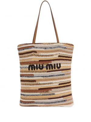 Nakupovalna torba Miu Miu