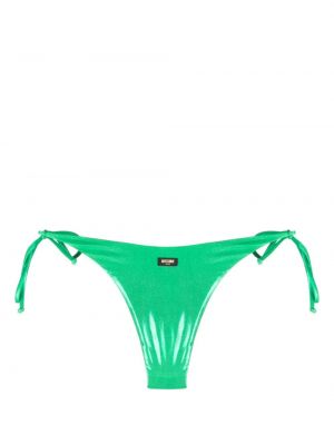 Bikini à imprimé Moschino vert