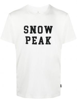 Trykt t-skjorte Snow Peak hvit