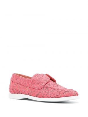 Spitzen geblümte loafer Le Silla pink
