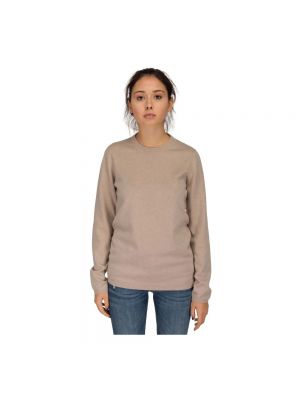Sweter oversize Brunello Cucinelli beżowy