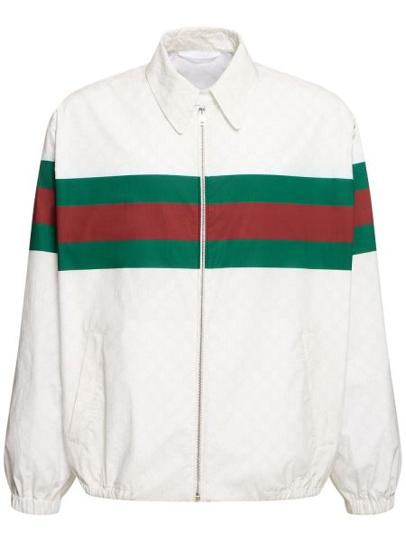 Pamučna jakna Gucci bijela
