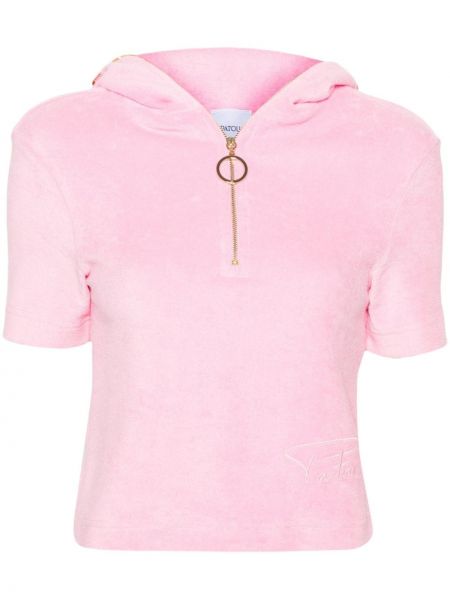 Kokvilnas polo krekls Patou rozā