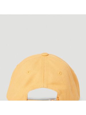 Gorra de algodón Jacquemus amarillo