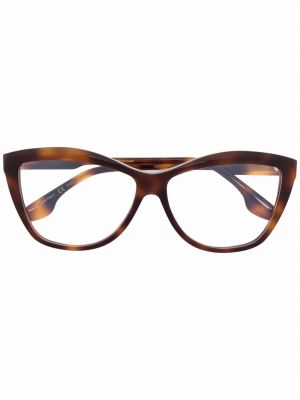 Victoria Beckham Eyewear lunettes de vue à monture papillon - Marron