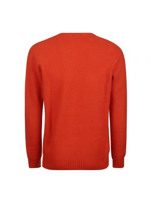 Jersey de lana de tela jersey de cuello redondo Drumohr