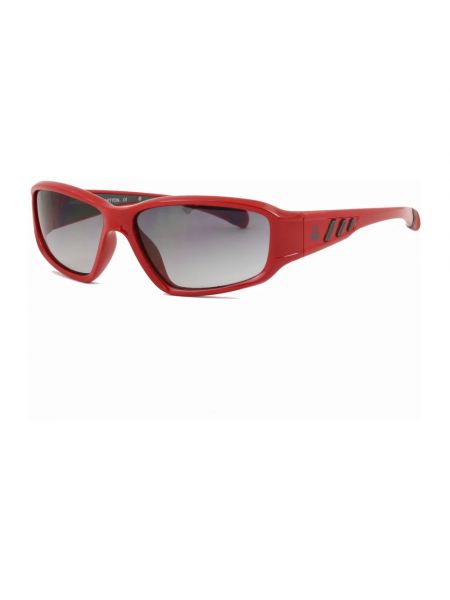 Czerwone okulary przeciwsłoneczne Benetton