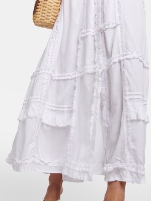 Maksi suknja Poupette St Barth bijela