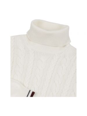 Jersey cuello alto con cuello alto de tela jersey Colmar blanco
