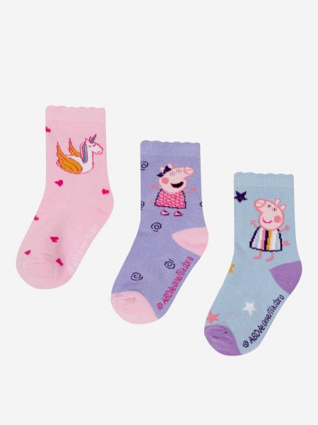 Чорапи Peppa Pig розово