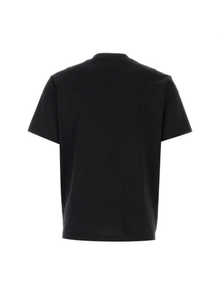 Camisa de algodón con estampado Y-3 negro