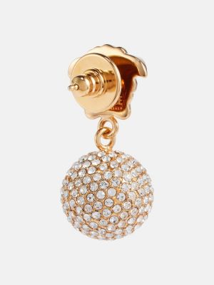Uhani s kristali Versace zlata