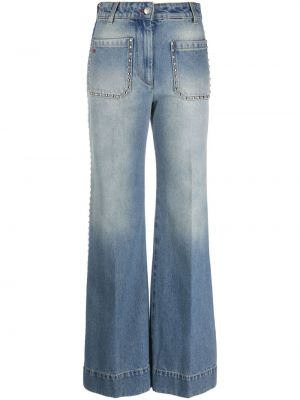 Voľné džínsy s cvočkami Victoria Beckham