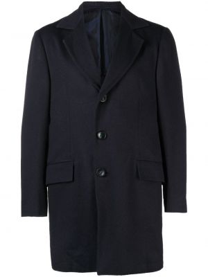Manteau en cachemire Kiton bleu