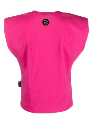 T-krekls Philipp Plein rozā