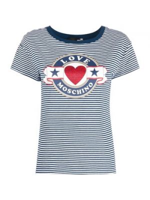 Koszulka z krótkim rękawem Love Moschino biała