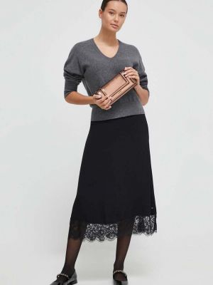 Sweter wełniany Sisley szary