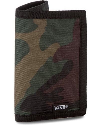Maskáčový peňaženka Vans zelená