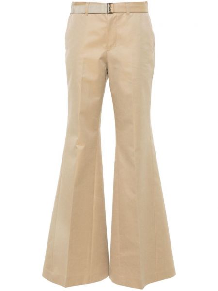 Pantalon large Sacai beige
