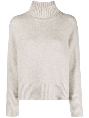 Пуловер от джърси Luisa Cerano сиво