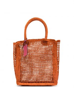 Τσάντα shopper Manebì πορτοκαλί