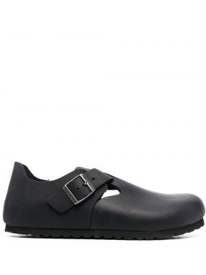 Skinn loafers Birkenstock svart