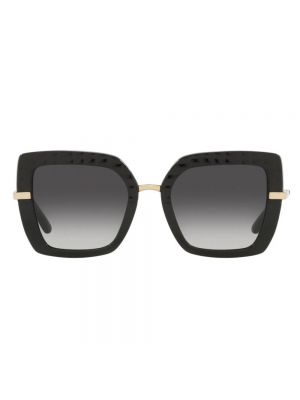 Okulary przeciwsłoneczne z nadrukiem Dolce And Gabbana czarne