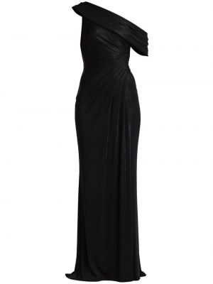 Plisované večerné šaty Tadashi Shoji čierna