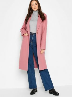 Длинное пальто Long Tall Sally розовое