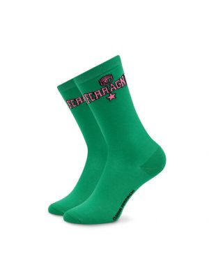Ψηλές κάλτσες Chiara Ferragni πράσινο