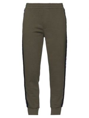 Pantaloni di cotone Richmond verde