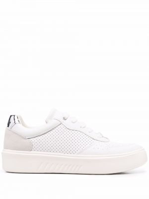 Läder sneakers Geox vit