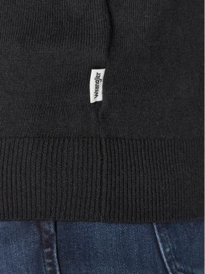 Priliehavý sveter Wrangler čierna