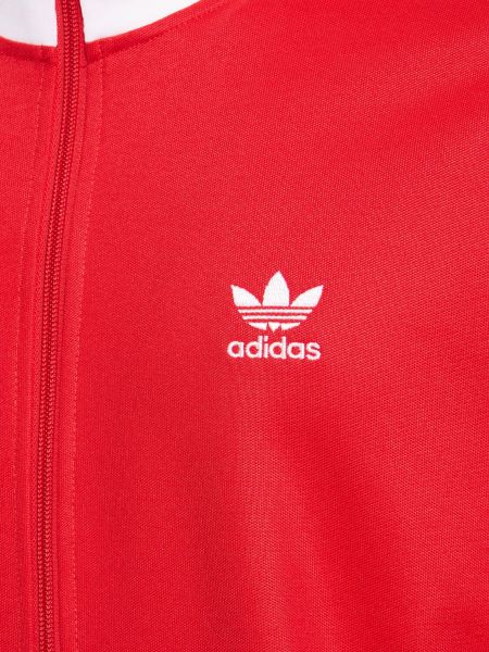 Felpa di cotone Adidas Originals rosso