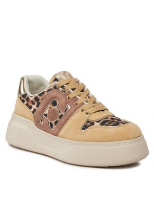 Ilgaauliai batai leopardinės Liu Jo smėlinė