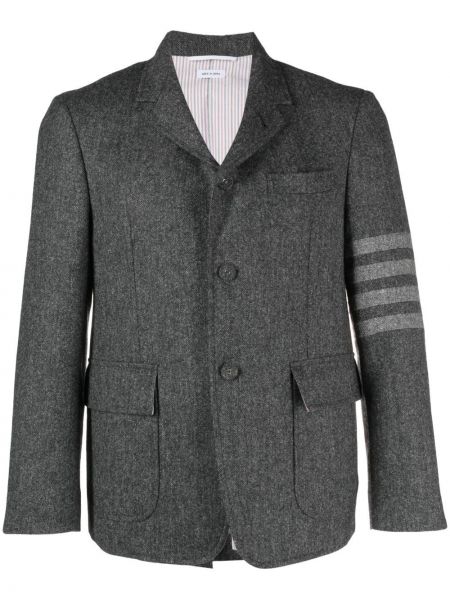 Giacca di lana Thom Browne grigio