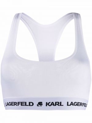 Reggiseno sportivo Karl Lagerfeld, bianco