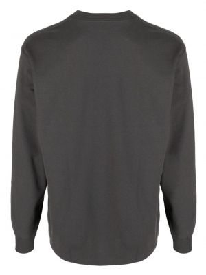 Sweatshirt mit rundem ausschnitt Danton grau