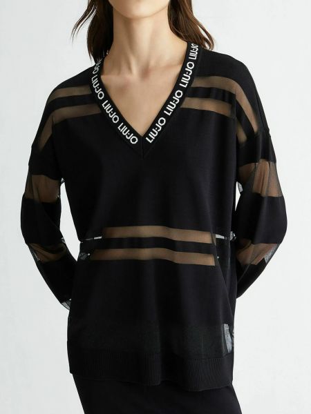 Черный пуловер Liu Jo