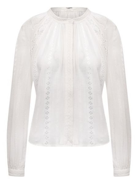 Хлопковая блузка из вискозы Isabel Marant Étoile белая