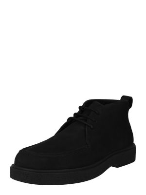 Šnurovacie šnurovacie členkové topánky Calvin Klein čierna
