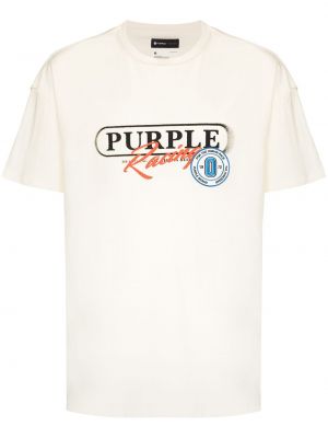 T-shirt à imprimé Purple Brand violet