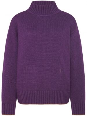 Kašmira vilnas džemperis Rosetta Getty violets