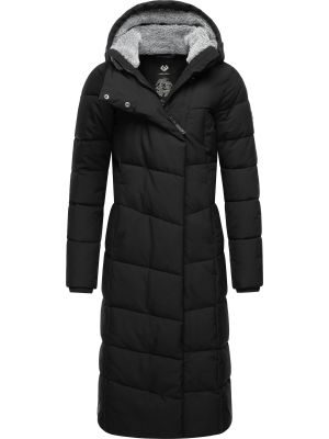 Žieminis paltas Ragwear juoda