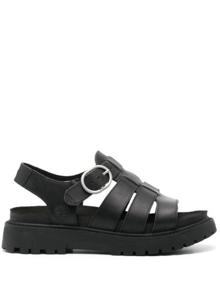 Kožené sandály Timberland černé