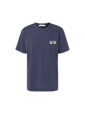 T-shirt Maison Kitsune, niebieski